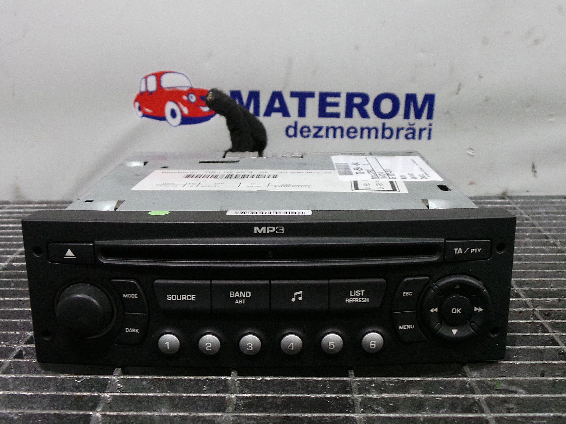 Radio cd CITROEN C5 - Dezmembrari auto MATEROM