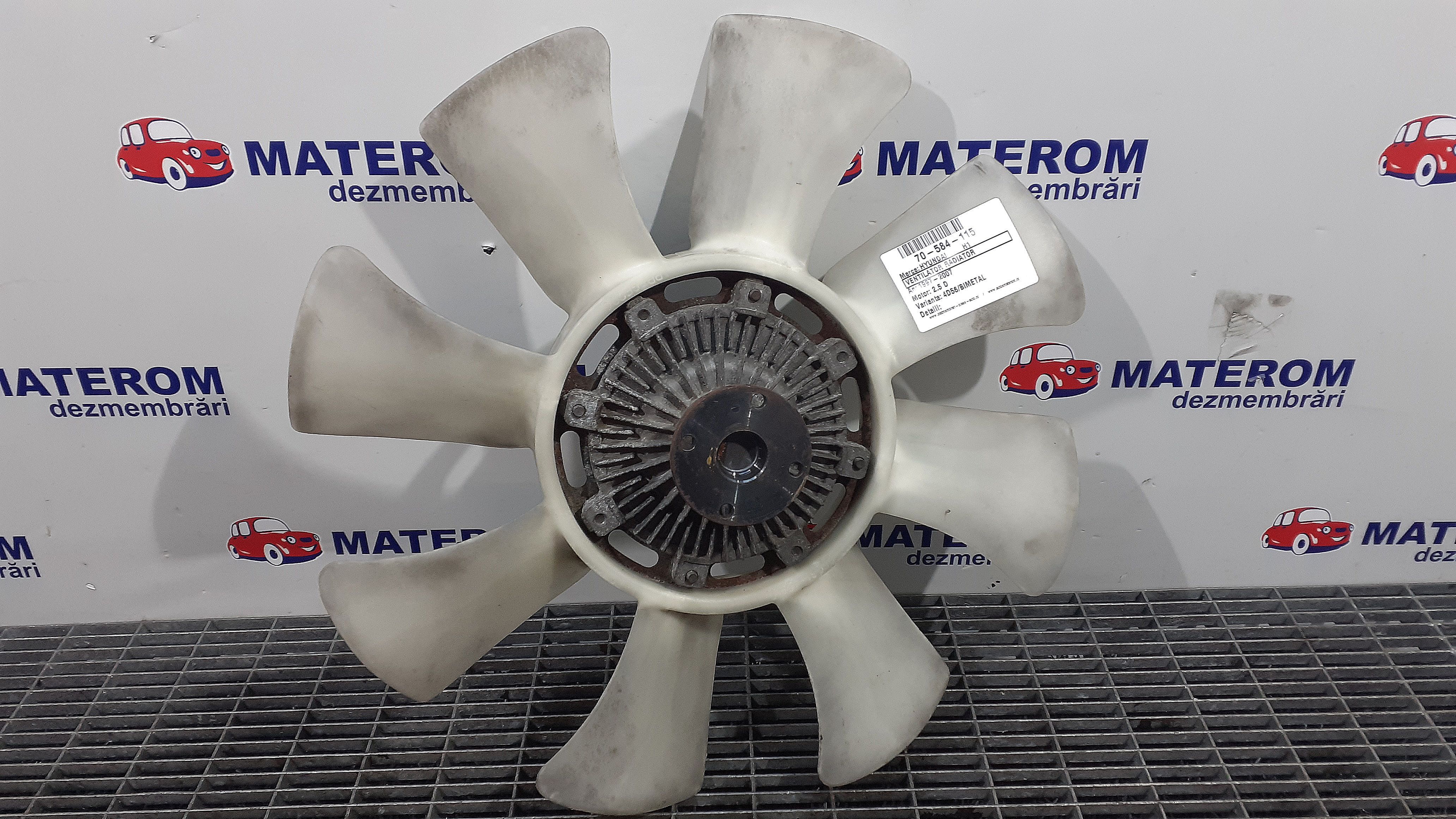 Ventilator radiator HYUNDAI H1, 2.5 D 2526142910 - Dezmembrari auto MATEROM